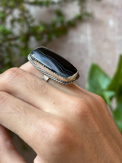 Anillo ajustable de Ágata