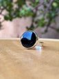 Anillo ajustable de Obsidiana