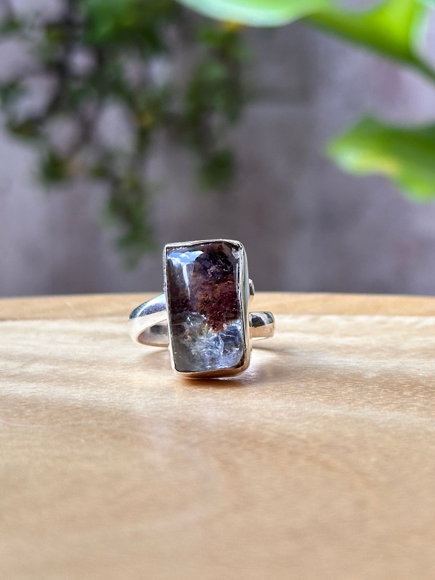 Anillo Ajustable de Cuarzo Jardín