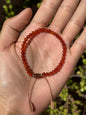 Pulsera Ajustable de Cornalina 4mm
