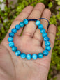 Pulsera Ajustable de Apatita Azul