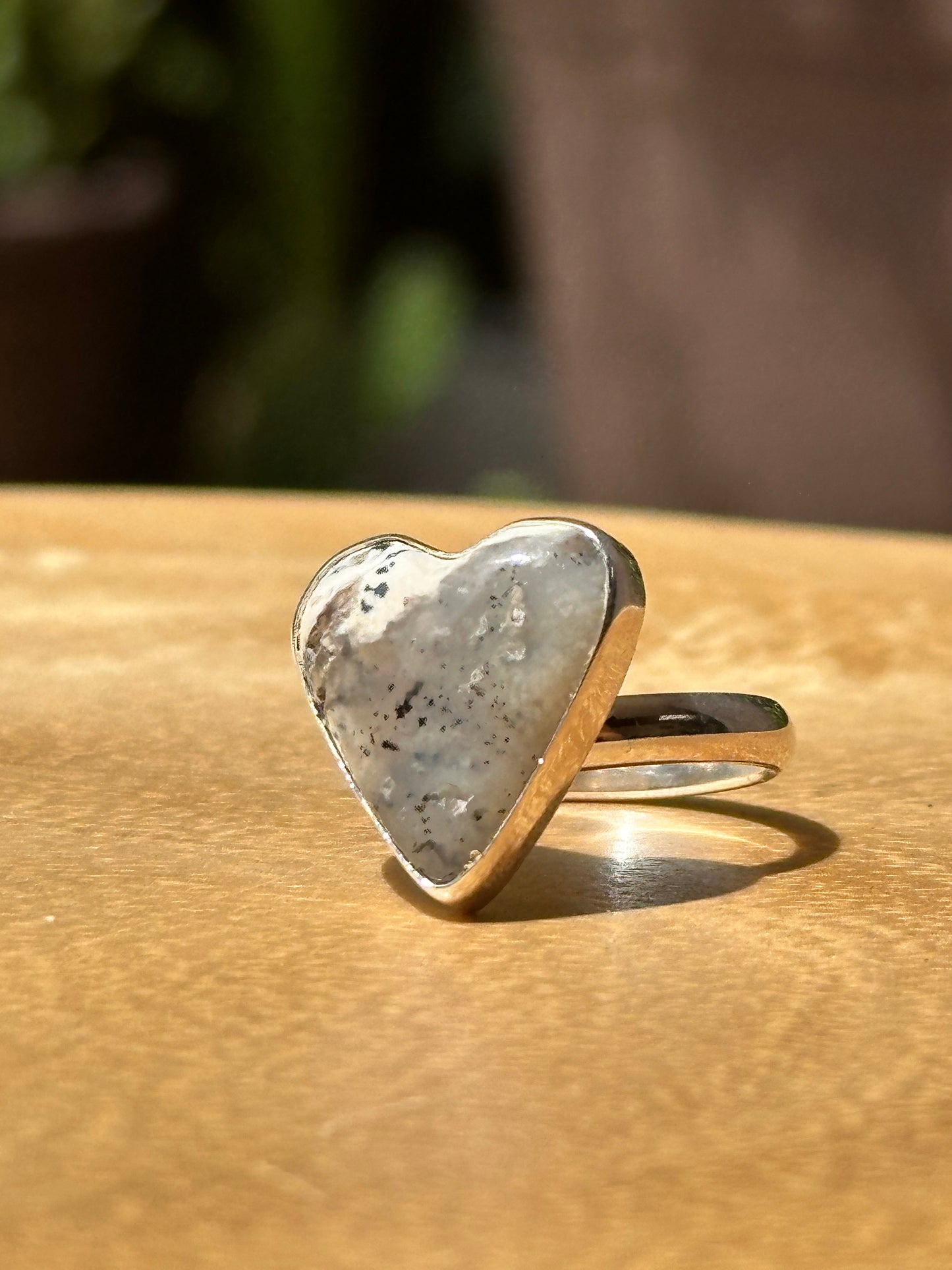 Anillo Ópalo Dendrítico