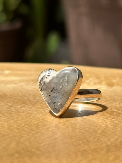 Anillo Ópalo Dendrítico