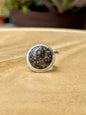 Anillo ajustable de Jaspe leopardo