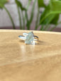 Anillo ajustable de geoda Ágata