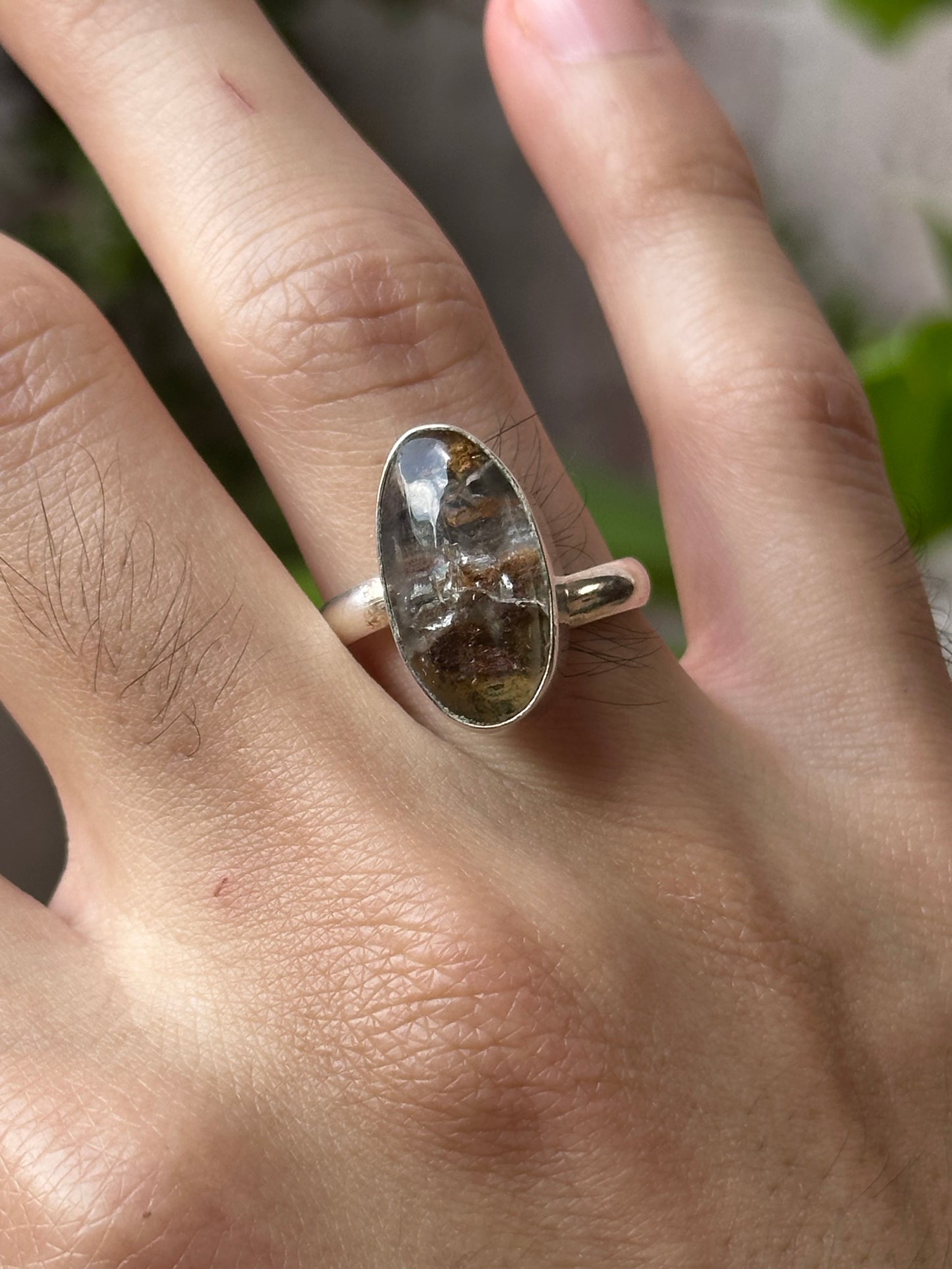 Anillo Ajustable de Cuarzo Jardín