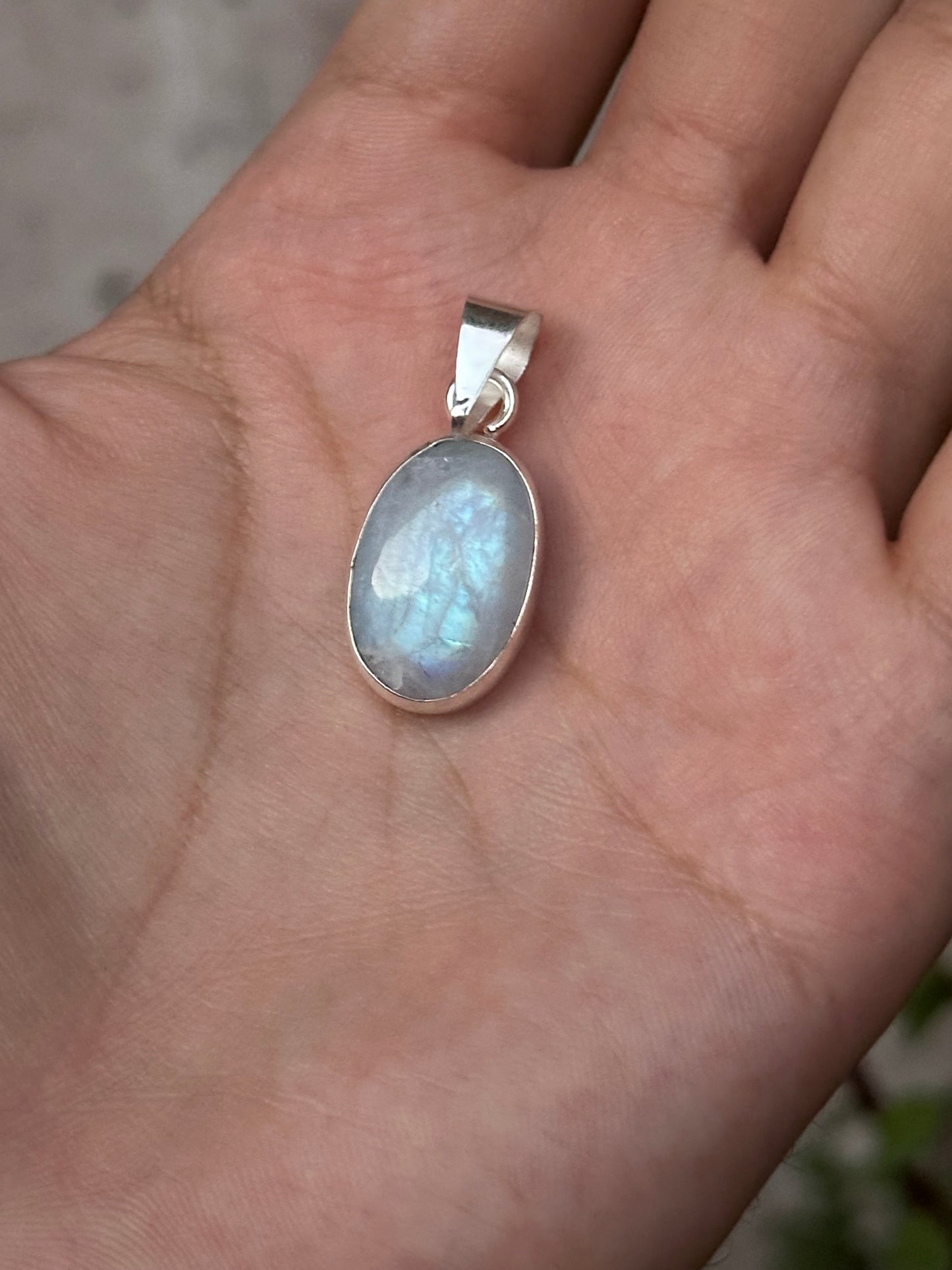 Dije Piedra Luna Natural - Intuición y Equilibrio Emocional