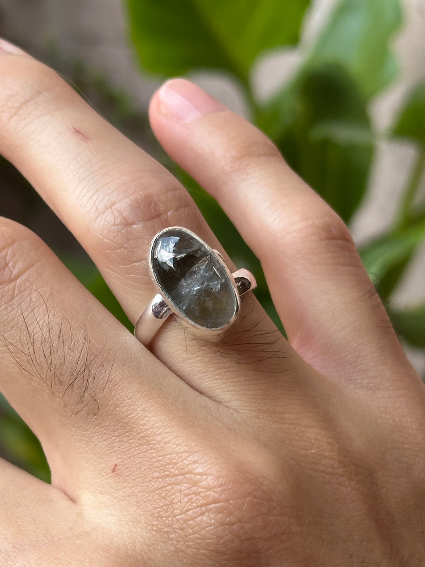 Anillo Ajustable de Cuarzo Jardín