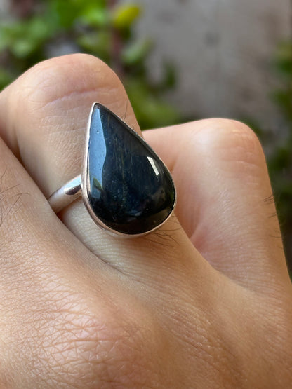 Anillo Ajustable de Ojo de Halcón gota