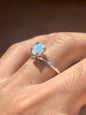 Anillo Ajustable de Piedra Luna