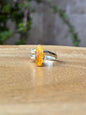Anillo ajustable de Citrino en bruto