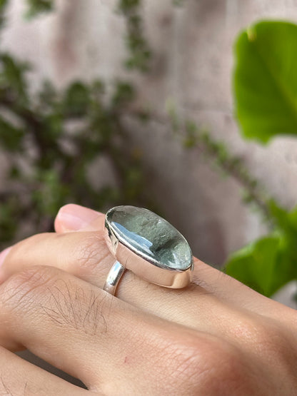 Anillo Ajustable de Cuarzo Jardín