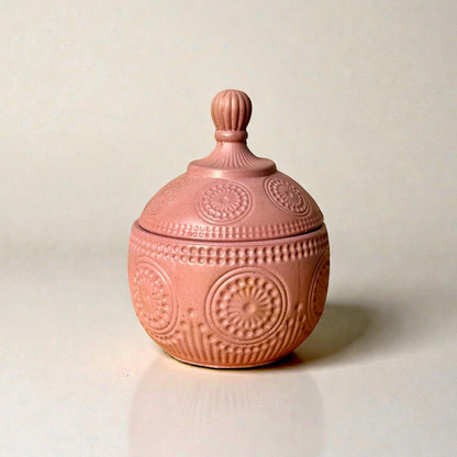 Frascos Esféricos de Concreto Bohemio - Almacenamiento Místico Artesanal