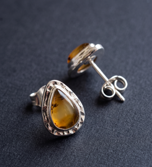 Aretes de ámbar