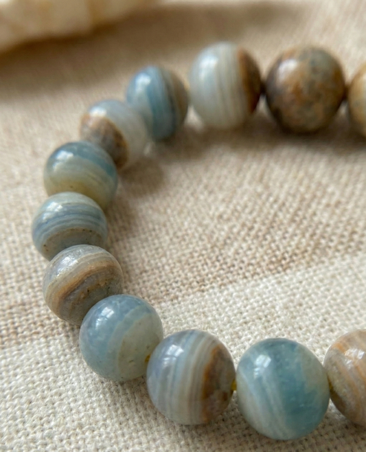 Pulsera ajustable de Ónix Cielo