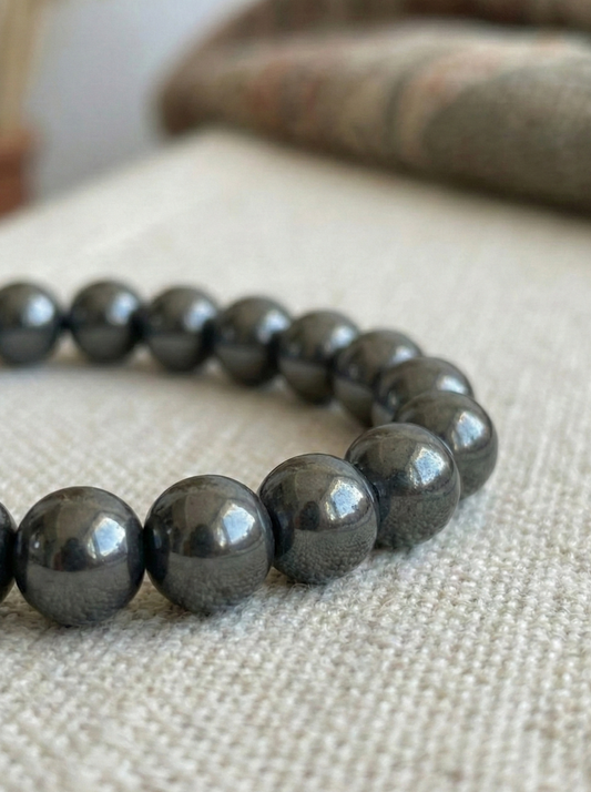 Pulsera ajustable de Hematita