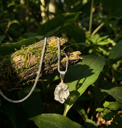 Collar con Cuarzo Herkimer - Joyería Artesanal