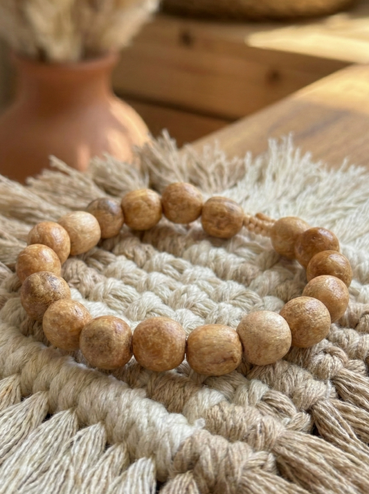 Pulsera ajustable de Palo Santo
