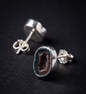 Aretes de Ágata con Geoda