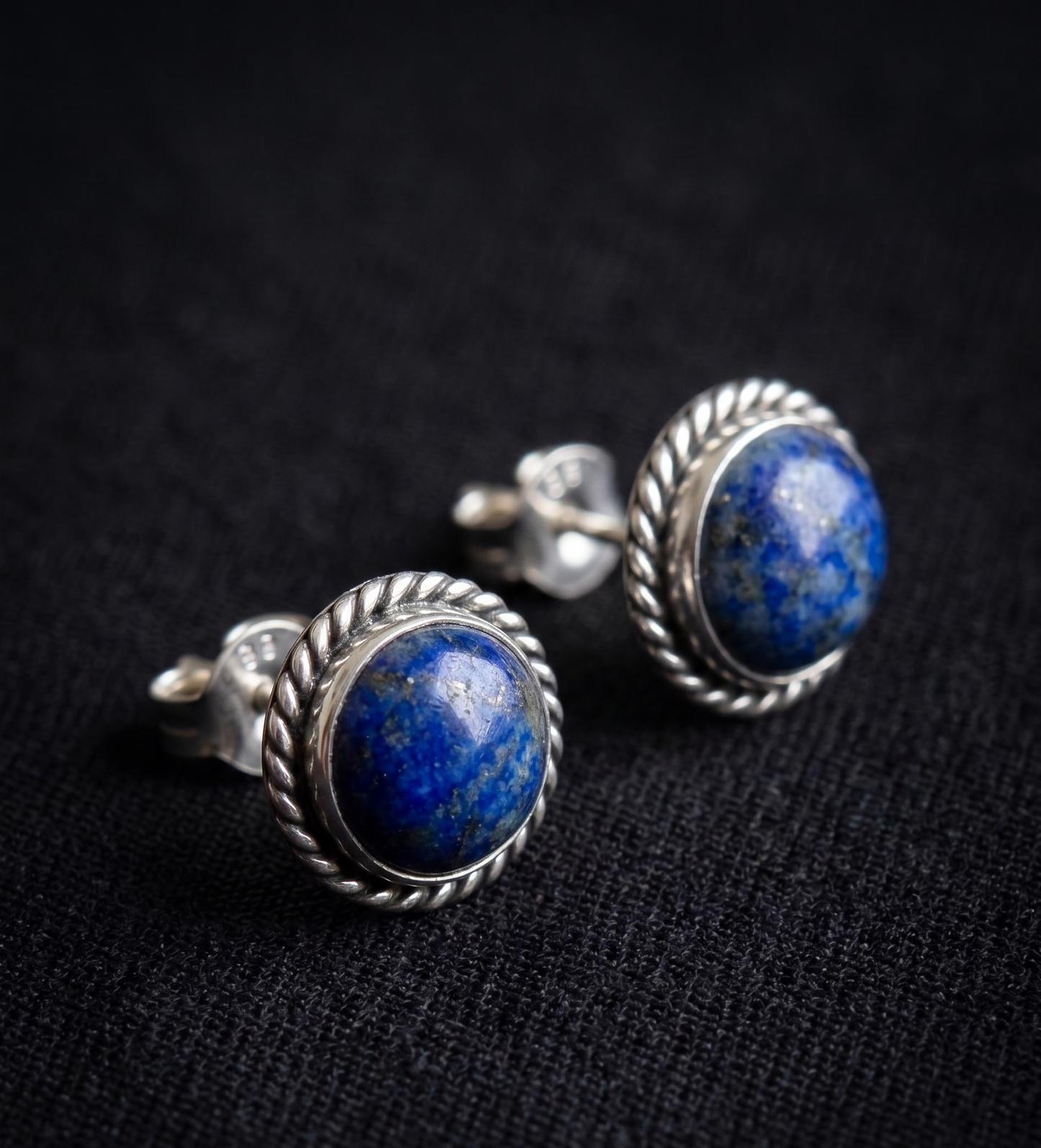 Aretes de lapislázuli