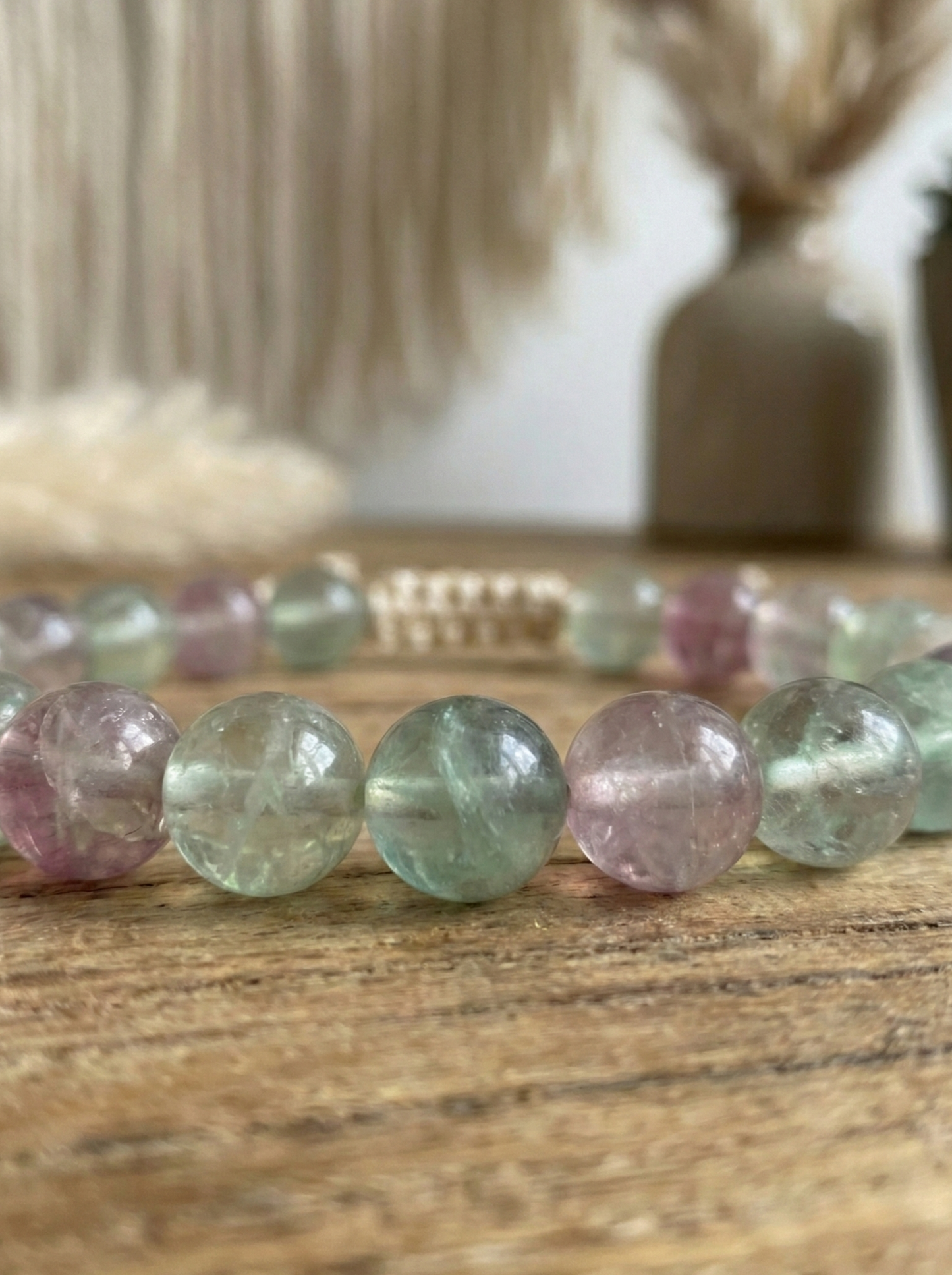Pulsera ajustable de Fluorita