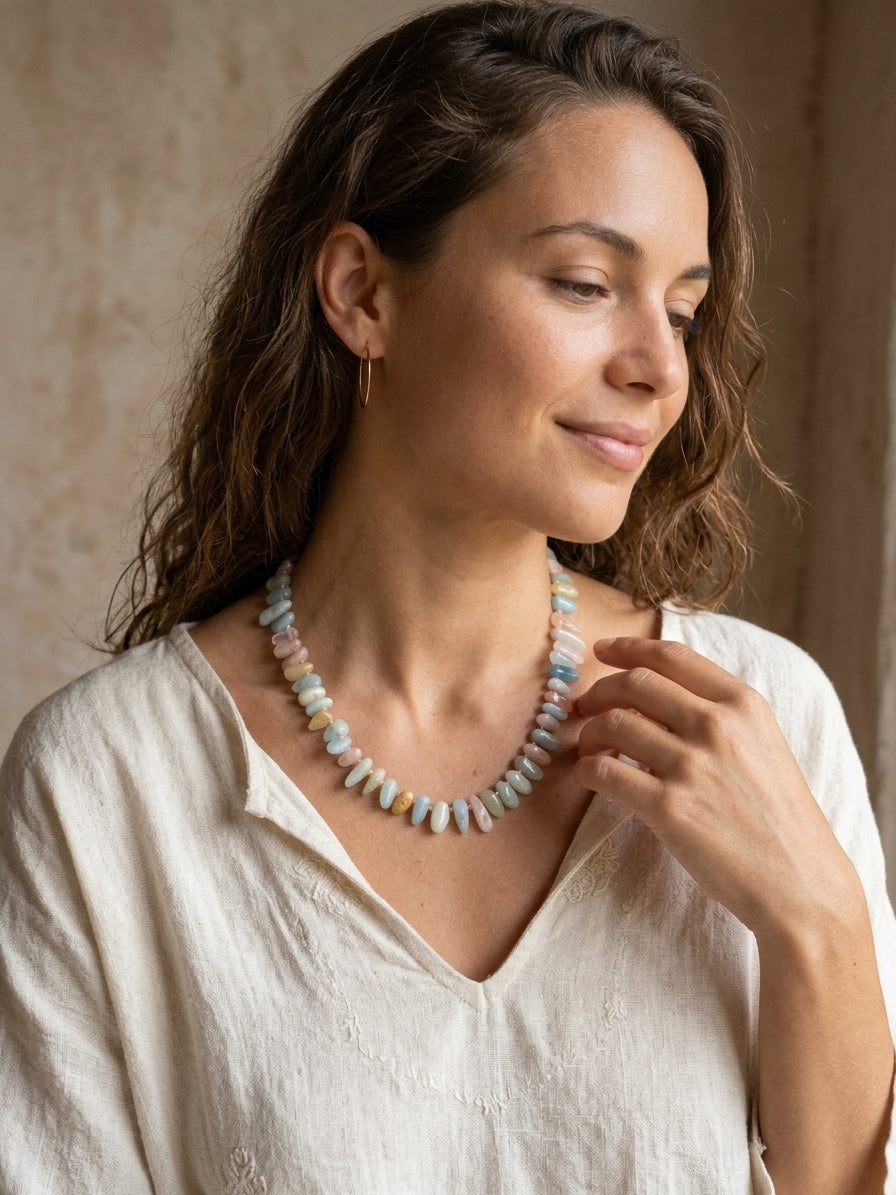 Collar Ajustable · Morganita