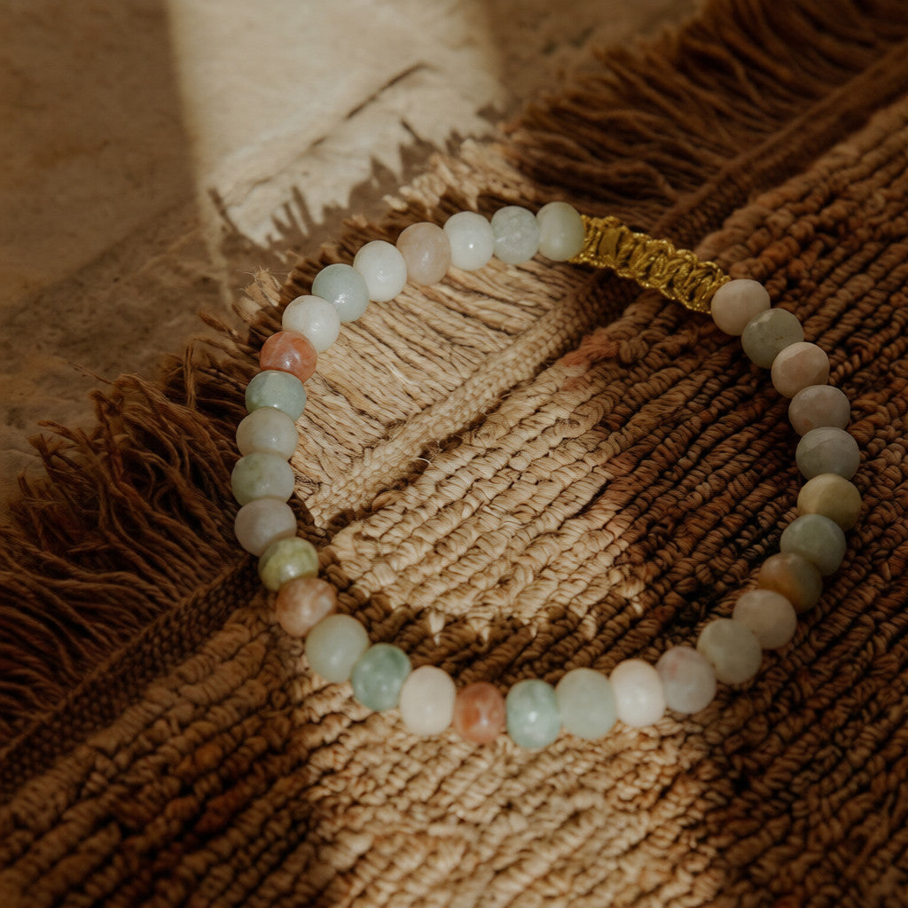 Pulsera ajustable de amazonita