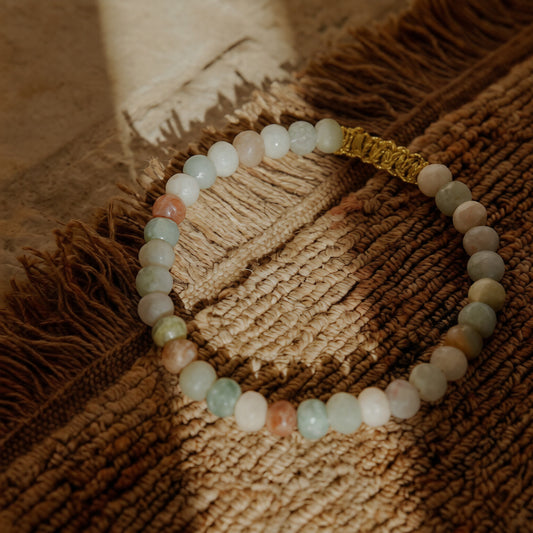 Pulsera ajustable de amazonita