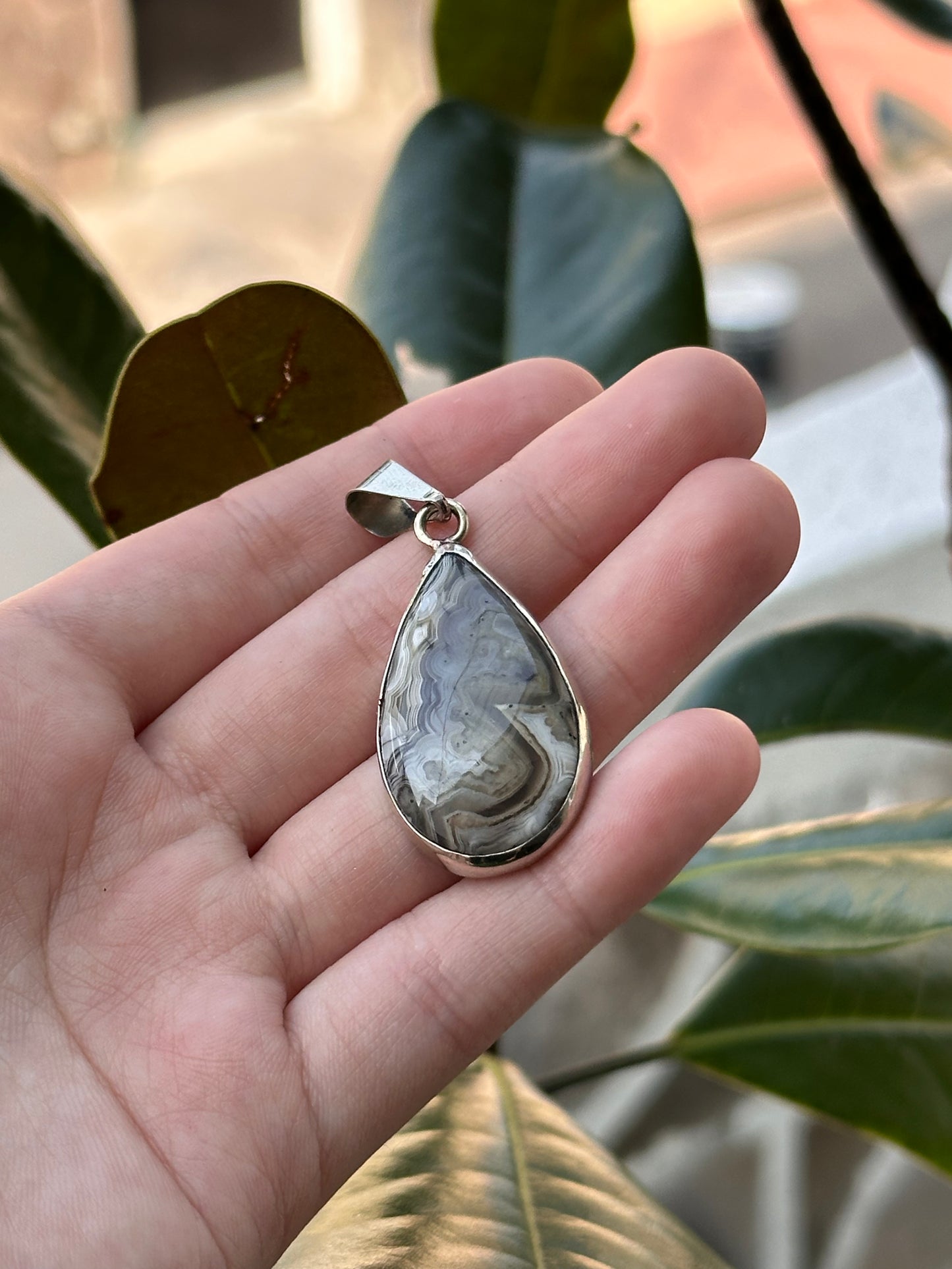 Dije Ágata Crazy Lace