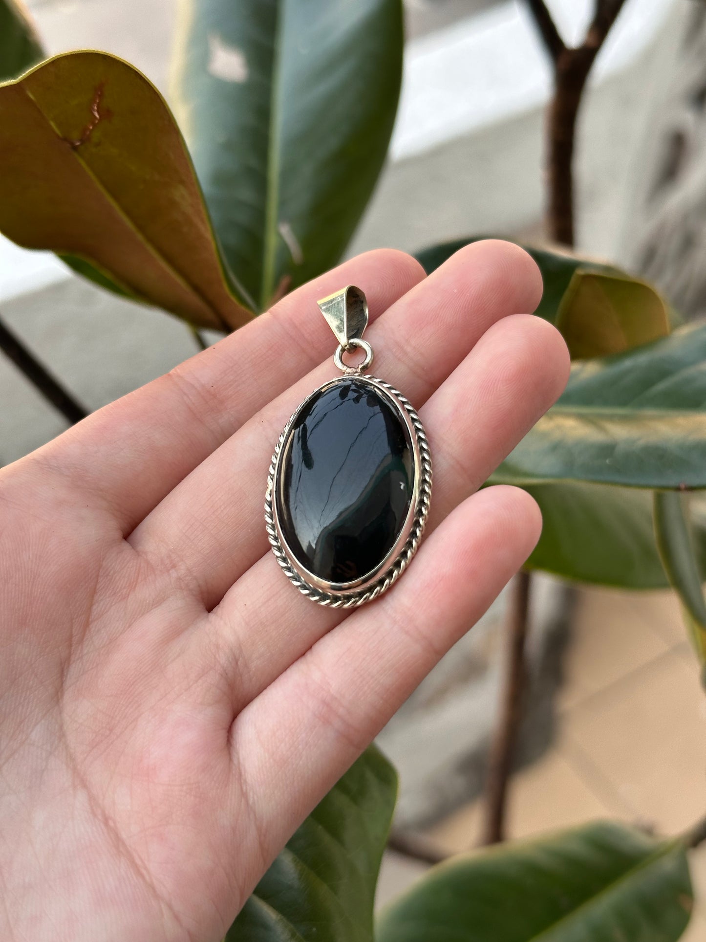 Dije Obsidiana Negra- Protección y Limpieza Energética