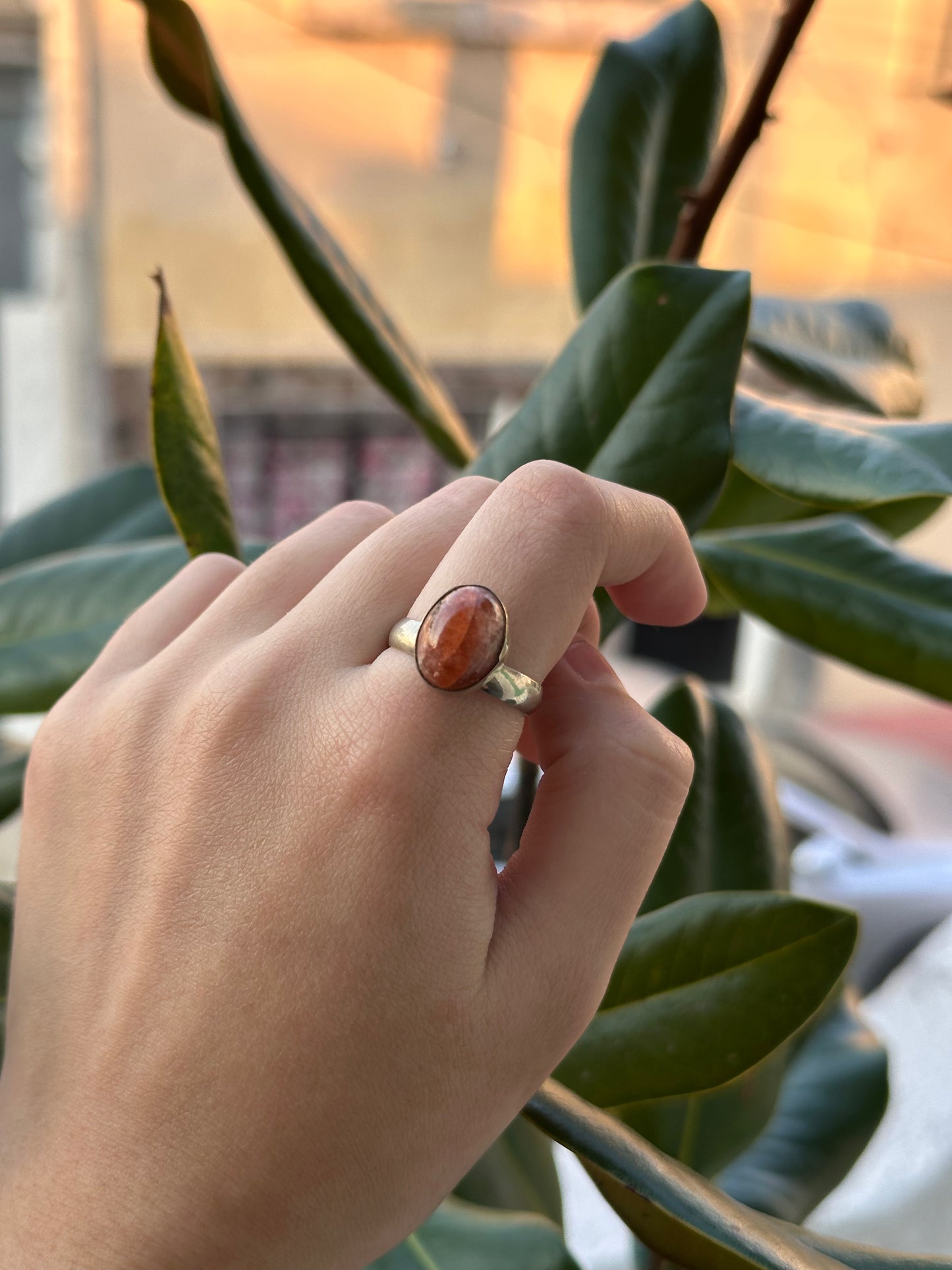 Anillo ajustable de Piedra Sol
