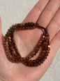 Pulsera ajustable de Hematita color Cobre
