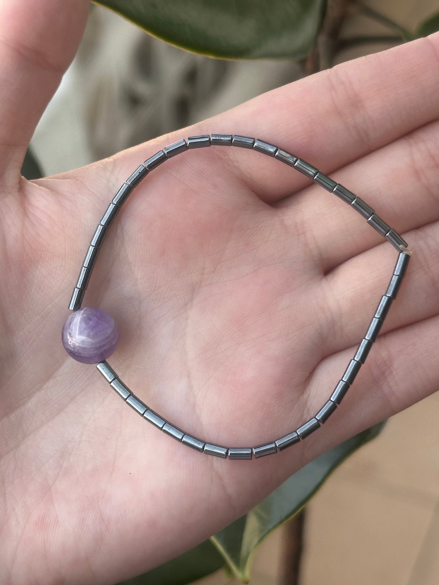 Pulsera Hematita con Cuarzos Naturales