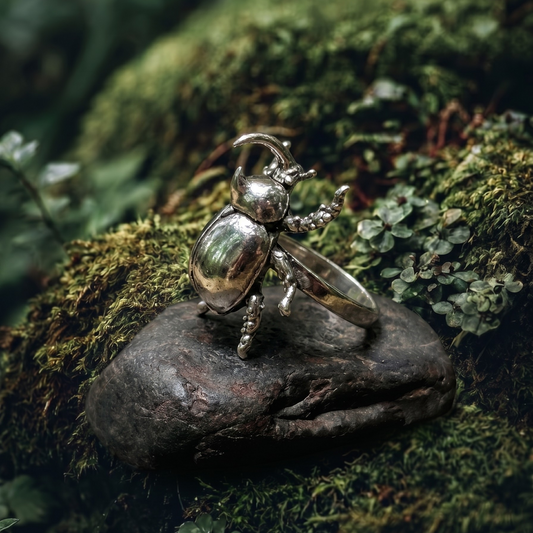 Anillo ajustable de Escarabajo