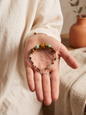 Pulsera · Crisoprasa, Ojo de Tigre, Amazonita y Hematita