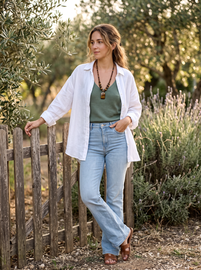 Collar Ajustable · Ojo de Tigre & Ojo de Buey