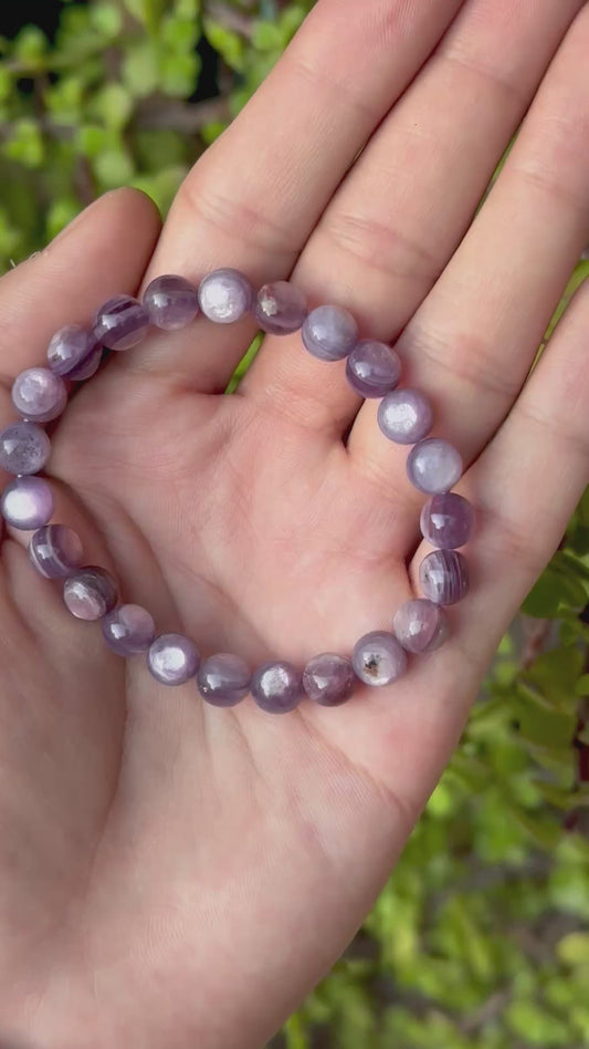 Pulsera Ajustable de Lepidolita mini | Calma y Equilibrio Emocional